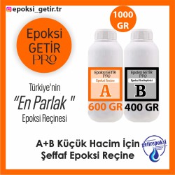 Pro 1 Kg A+B Küçük Hacim için Epoksi Reçine Pro