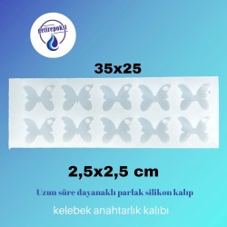 10'lu kelebek anahtarlık kalıbı