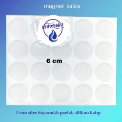 20'li Yuvarlak magnet kalıbı 6 cm