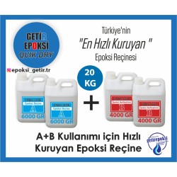 Quick 20 Kg A+B Hızlı Kuruyan Epoksi