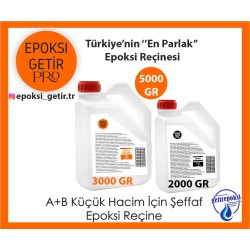 Pro 5 Kg A+B Küçük Hacim için Epoksi Reçine 