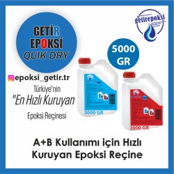 Quick 5 Kg A+B Hızlı Kuruyan Epoksi 