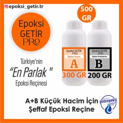 Pro 500 gr  A+B Küçük Hacim için Epoksi Reçine Pro