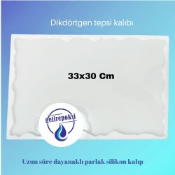 Dikdörtgen tepsi kalıbı 33x20 cm