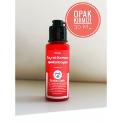 Kırmızı opak boya 30 ml