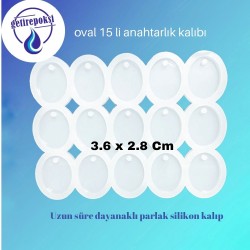 Oval 15'li anahtar kalıbı